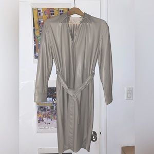 COPY - Grey/tan leather dress